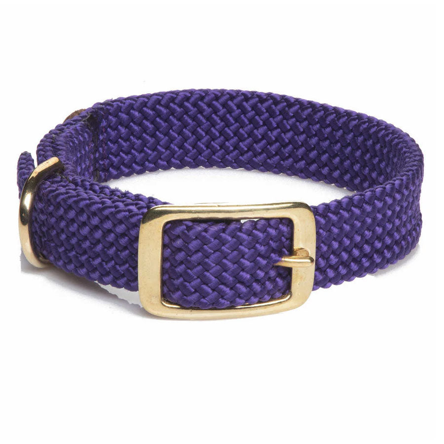 Mendota Pet Purple Confetti Braid Collar, 21"