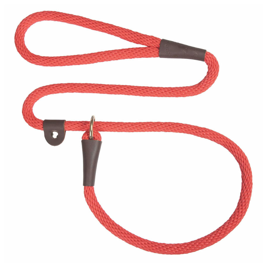 Mendota Pet Red Slip Leash, 6'