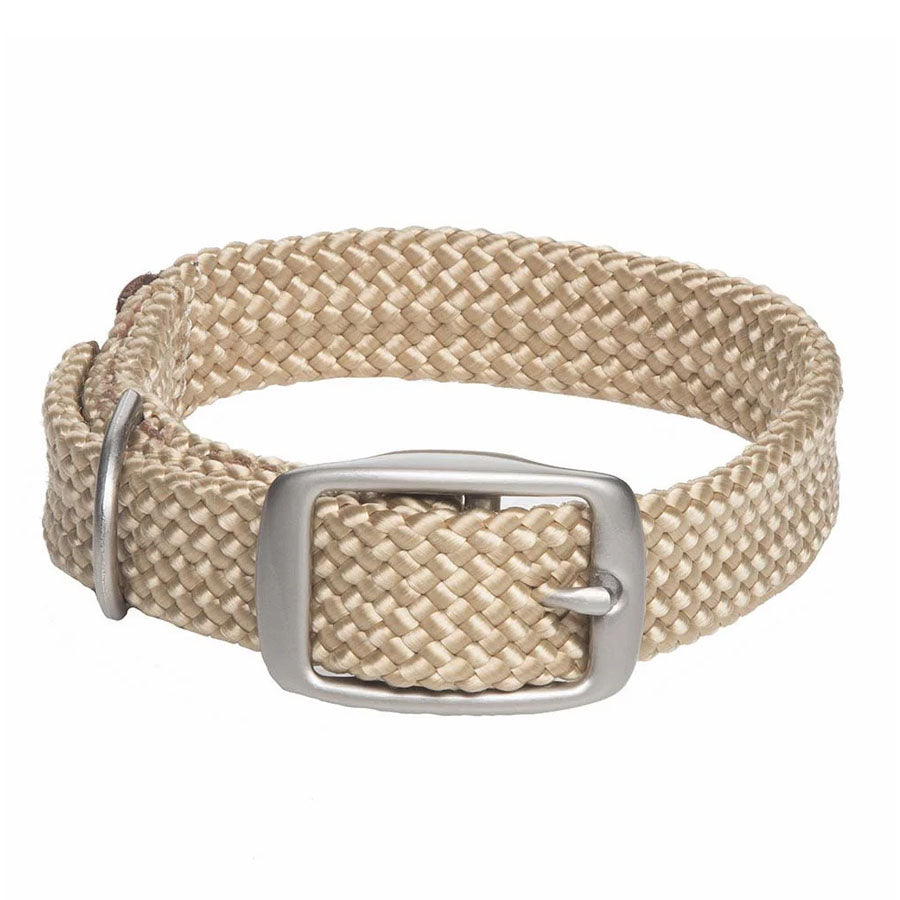 Mendota Pet Sand Double Braid Collar, 14"