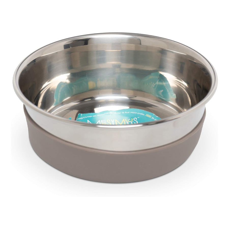 Messy Mutts Heavy Stainless Bowl w/Removable Silicone Base