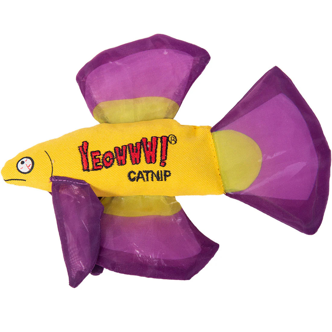 Yeowww! Mo Betta Fish Cat Toy, Purple