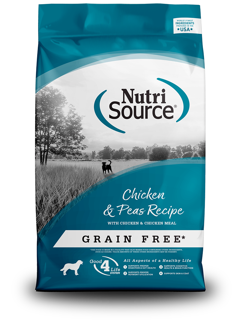 Nutrisource GF Chicken & Pea Recipe, 12lbs
