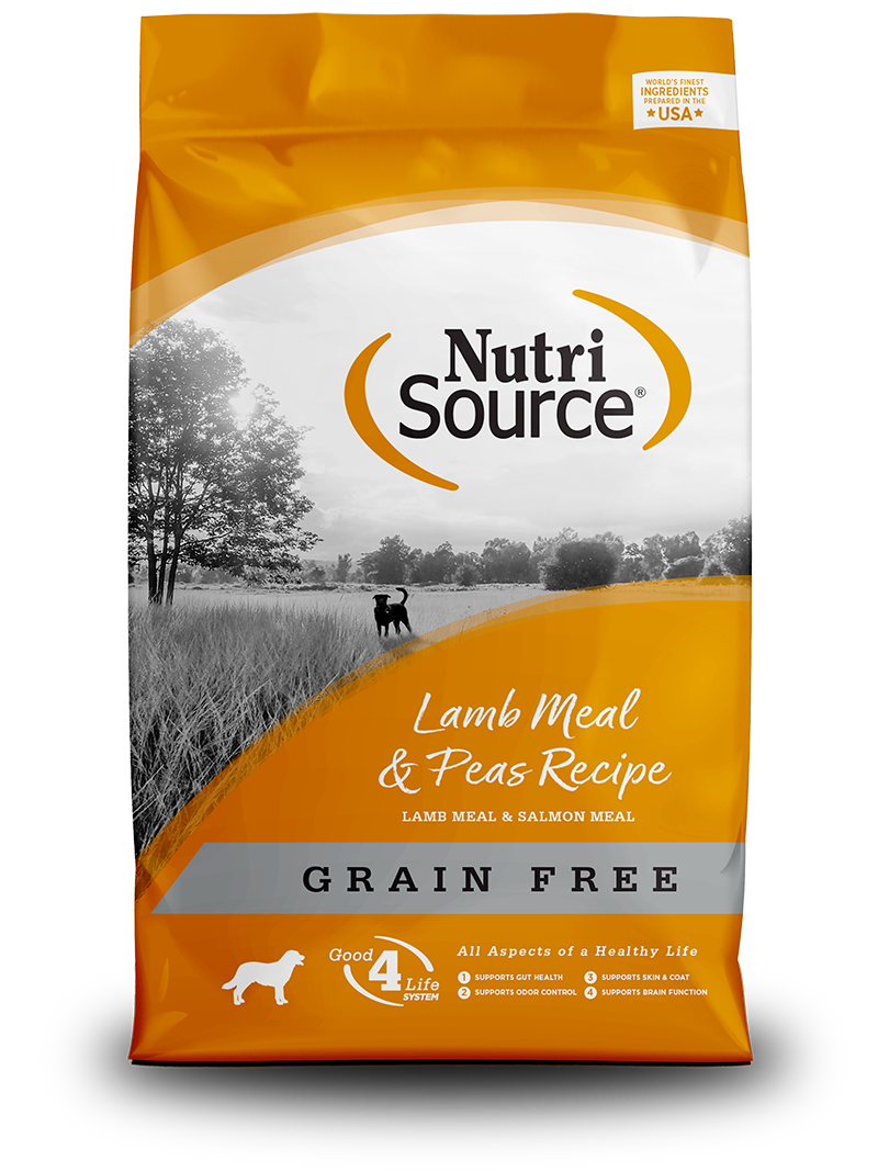 Nutrisource GF Lamb Meal & Peas Formula, 4lbs