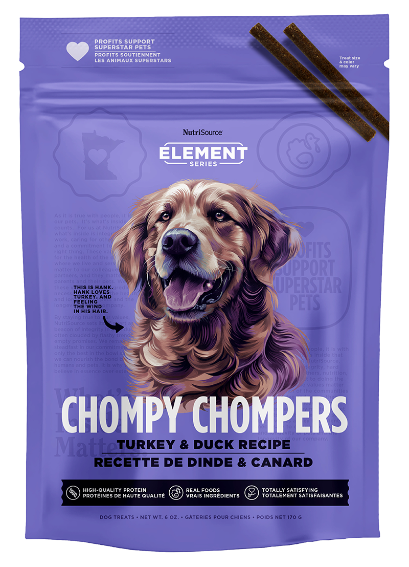 NutriSource Element Chompy Chompers Turkey & Duck, 6oz