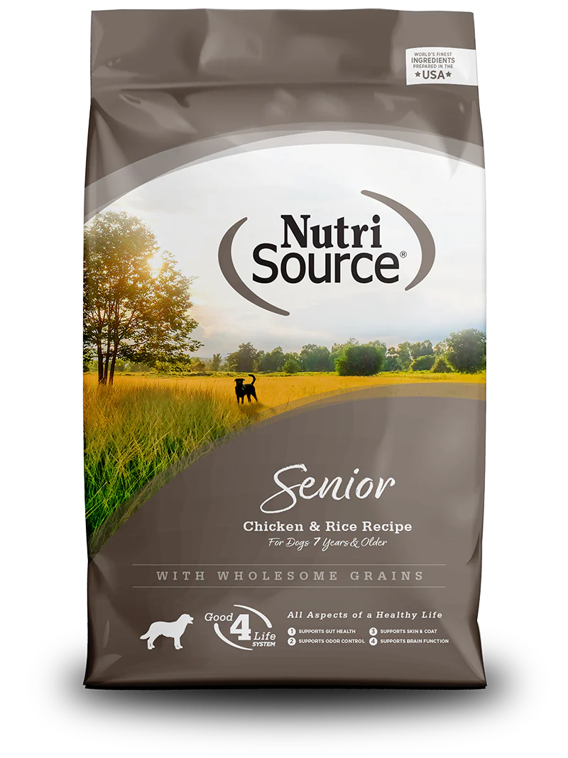 Nutrisource Senior Chicken & Rice, 4lbs
