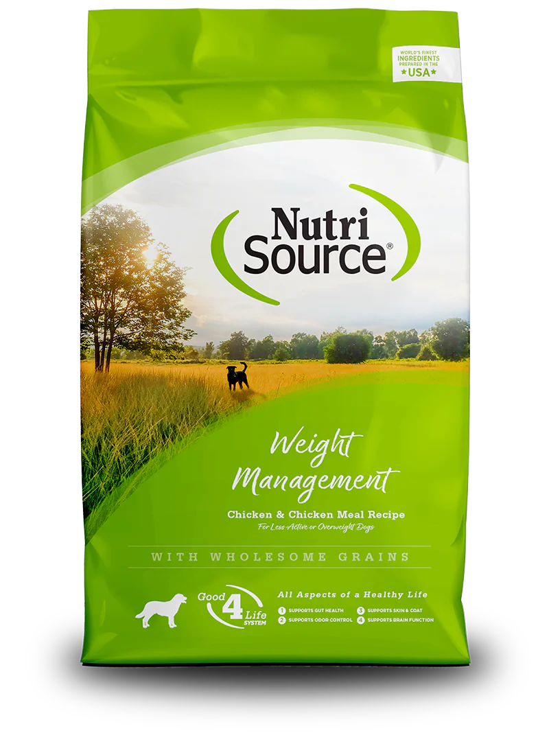 Nutrisource Weight Management Chicken & Rice, 12lbs