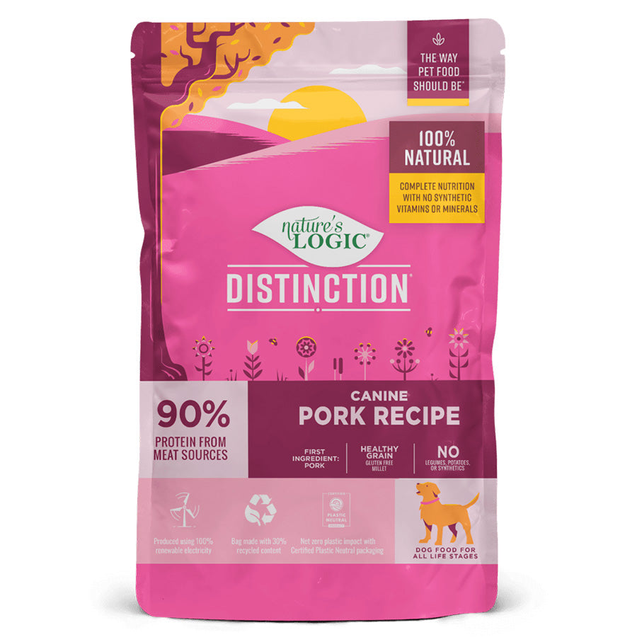 Natures Logic Distinction Canine Pork Recipe