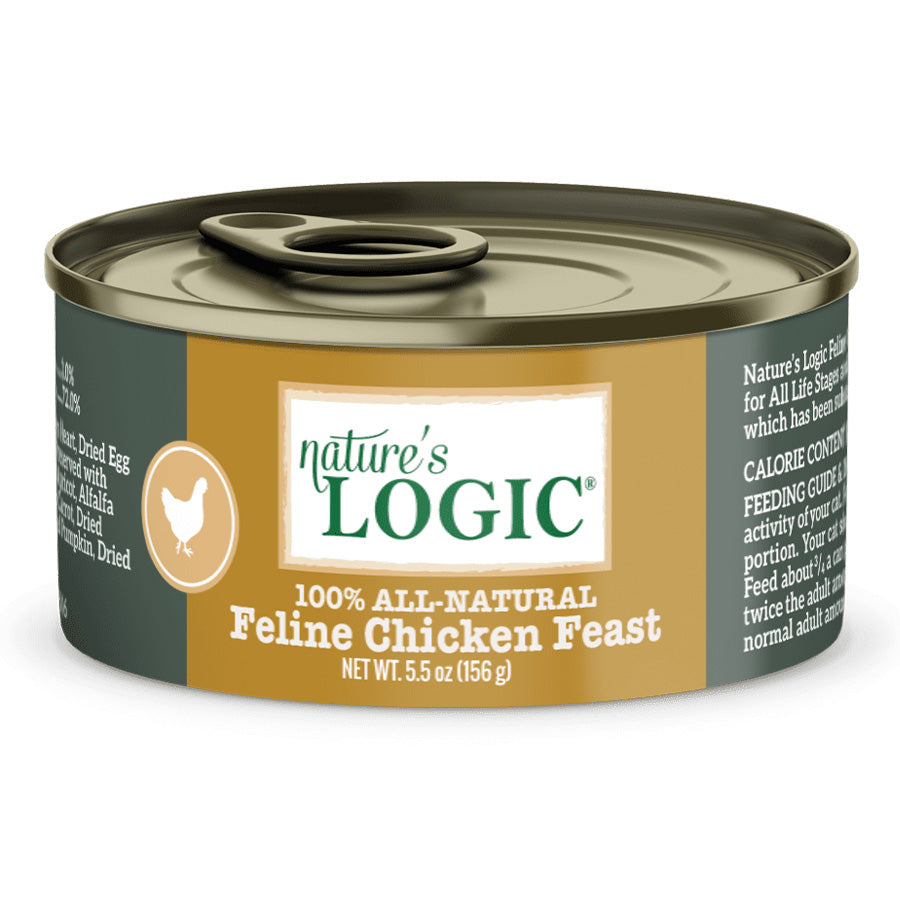 Natures Logic Feline Chicken Canned, 5.5oz