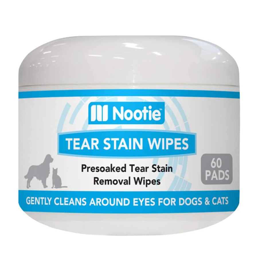 Nootie Tear Stain Wipes, 60 Count