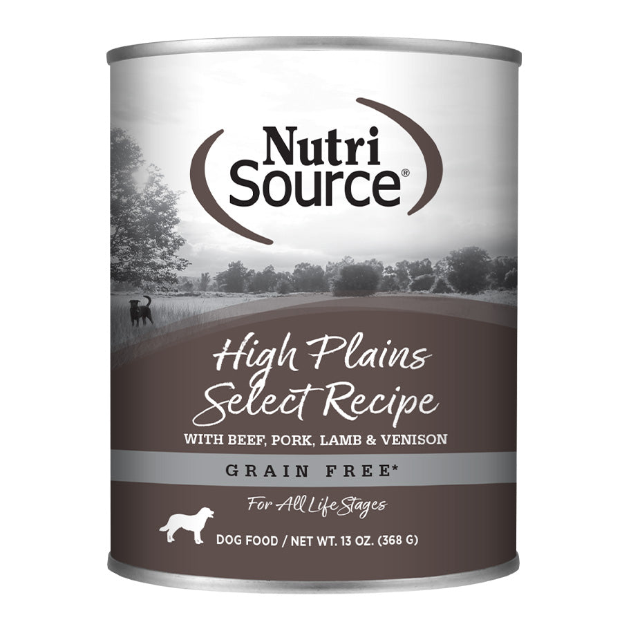Nutrisource High Plains Canned Dog Food, 13oz