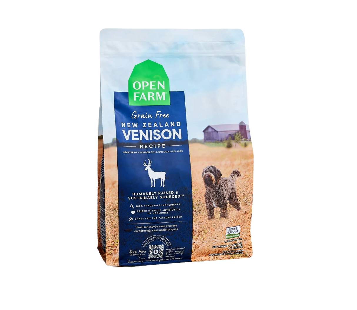 Open Farm Dog Ancient Venison, 22lbs