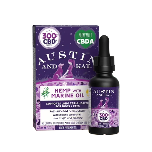 Austin & Kat Cat & Dog Original CBD-300 Oil, 1oz