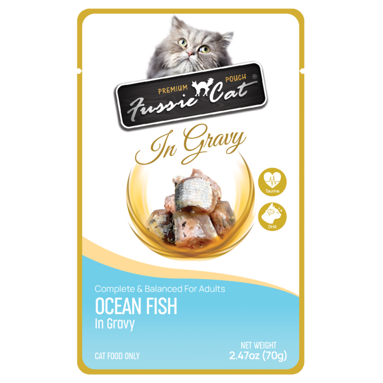Fussie Cat Premium Ocean Fish In Gravy, 2.47oz