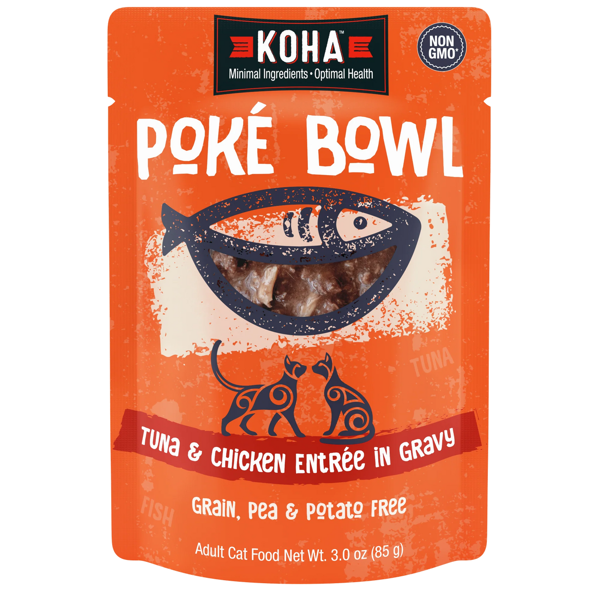 Koha Cat GF Poke Tuna & Chicken, 3oz