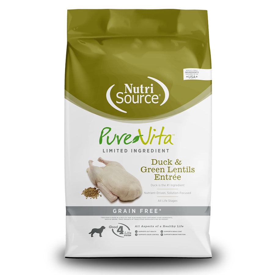 Pure Vita Duck & Green Lentils Dog Food