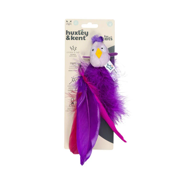 Huxley & Kent Purple Birdy Feather Teasers Refill, 2pk