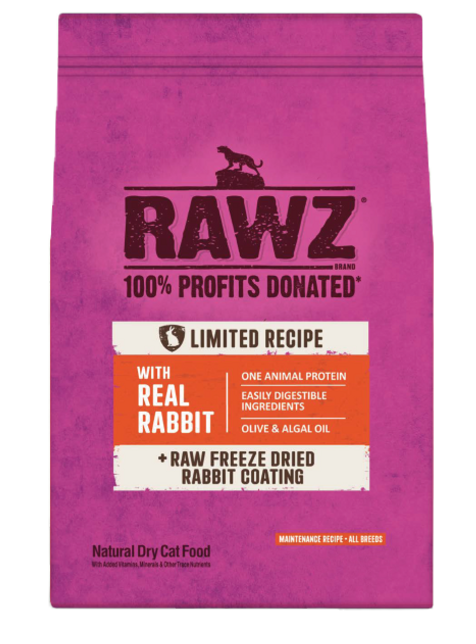 Rawz Limited Ingredient Rabbit Cat Food, 1.75lbs