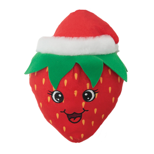 SnugArooz Berry Christmas Dog Toy, 9"
