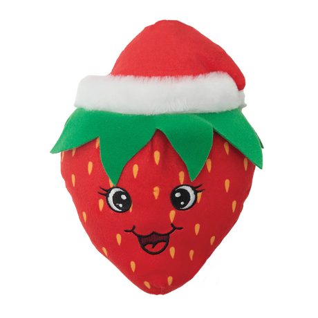 SnugArooz Berry Christmas Dog Toy, 9"