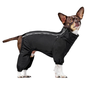 Canada Pooch Snowsuit, Black, Size 32