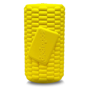 SodaPup Rubber Corn on the Cob Yellow