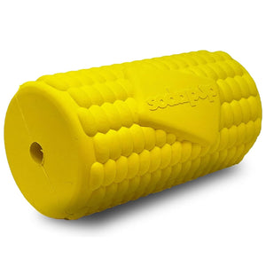 SodaPup Rubber Corn on the Cob Yellow