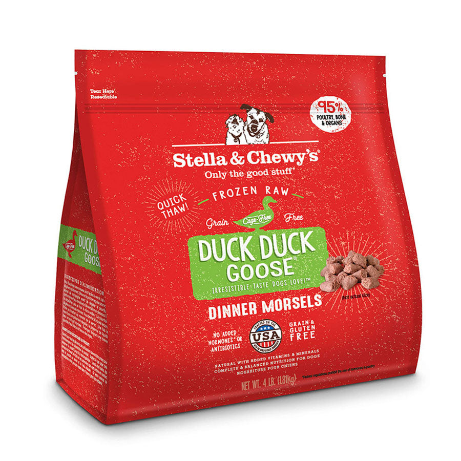 Stella & Chewys Frozen Duck Duck Goose, 4lbs