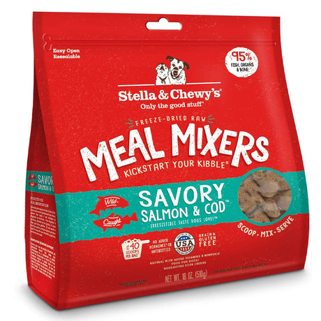 Stella & Chewys Freeze Dried Meal Mixers Savory Salmon & Cod