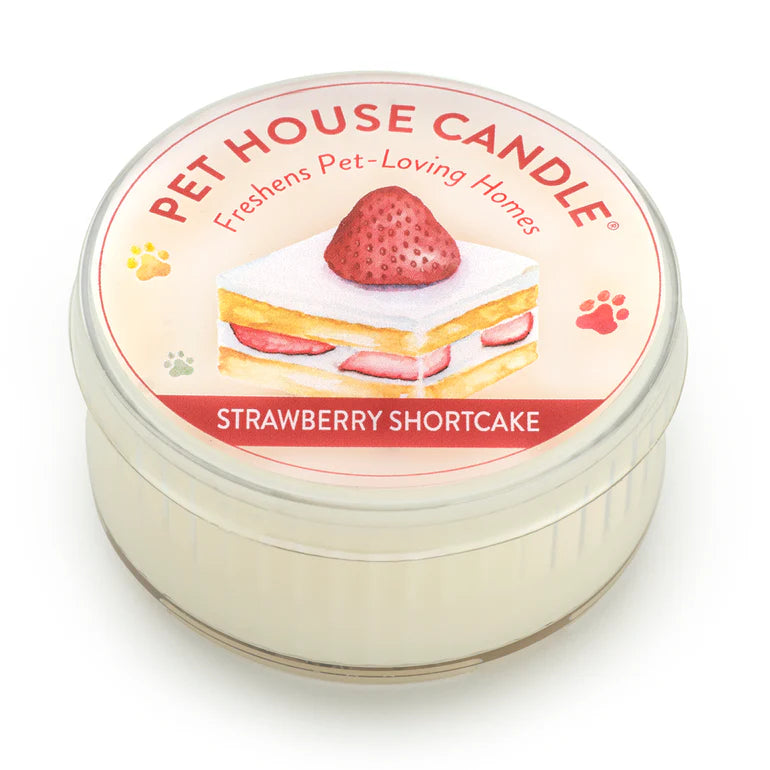 Pet House Strawberry Shortcake Candle, 1.5oz