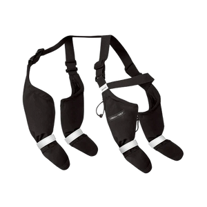 Canada Pooch Suspender Boots, Black, Short, Size 3