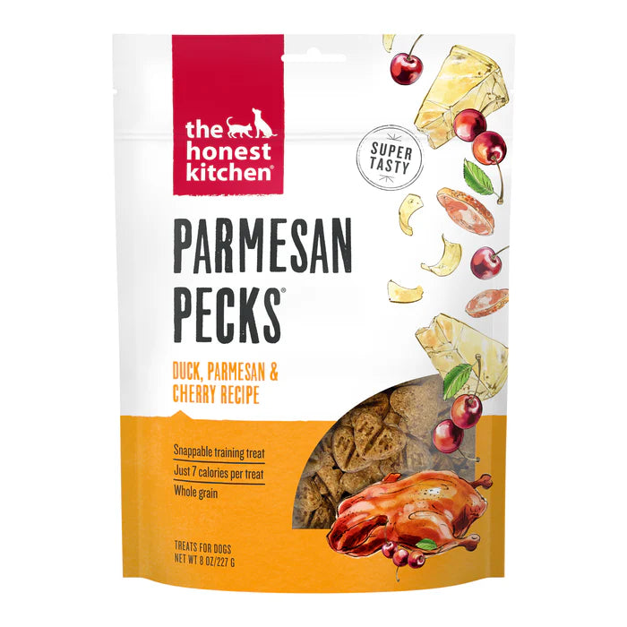 Honest Kitchen Duck Parmesan Pecks Dog Treat, 8oz