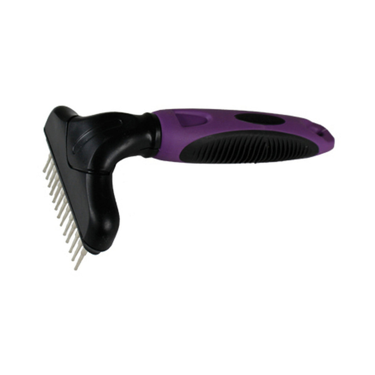 SureGrip Dog Undercoat Shedding Rake, Rotating Teeth Single Row