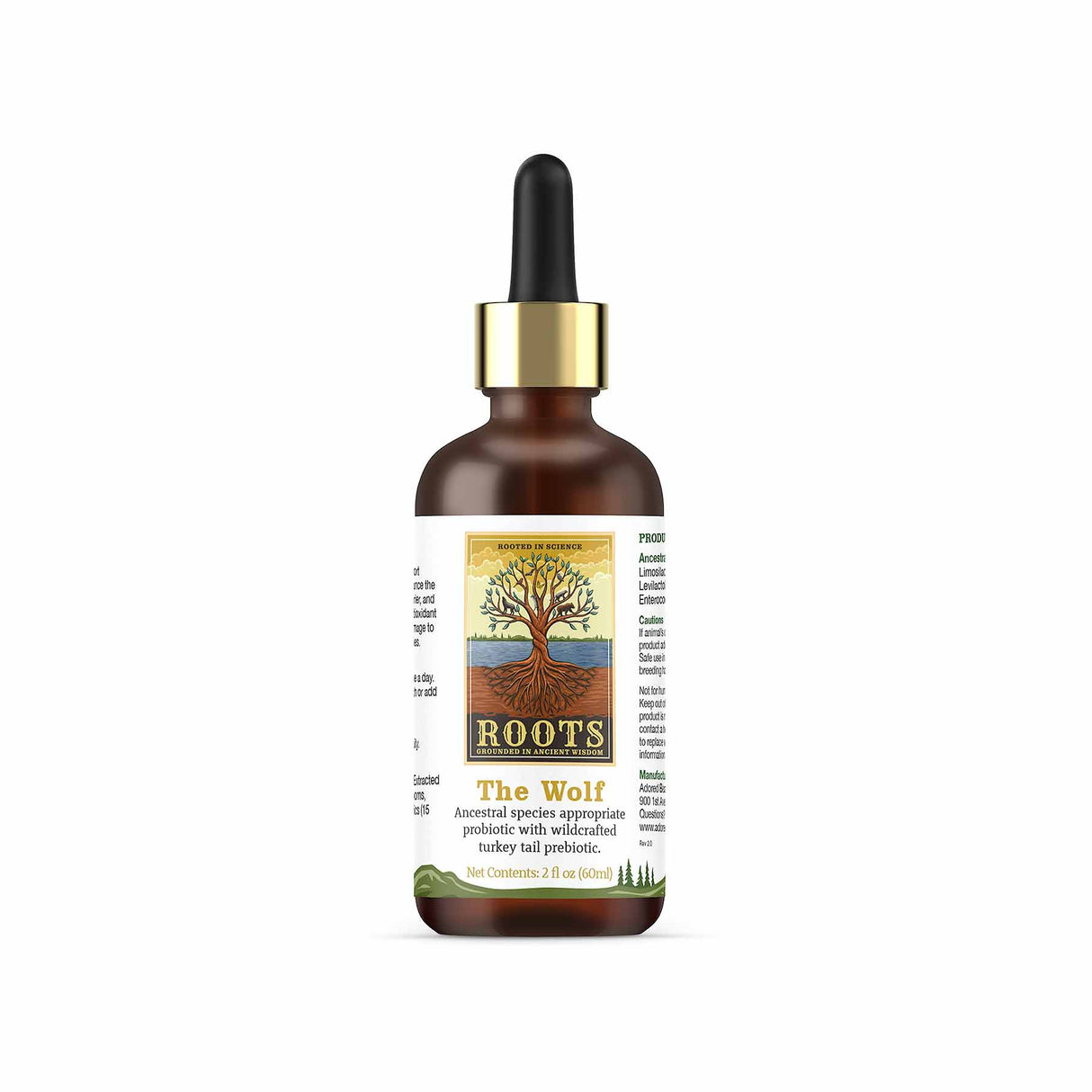 Adored Beast The Wolf Turkey Tail Prebiotic, 2oz