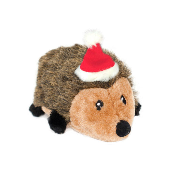 ZippyPaws Holiday Hedgehog Dog Toy, L