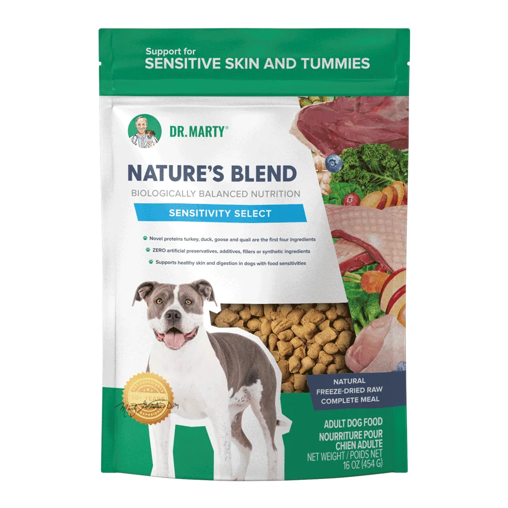 Dr. Marty Freeze-Dried Nature's Blend Allergen Free/Sensitivity Select, 16oz