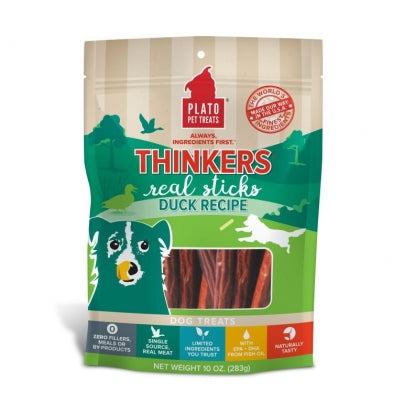 Plato Thinkers Natural Duck Sticks, 10oz