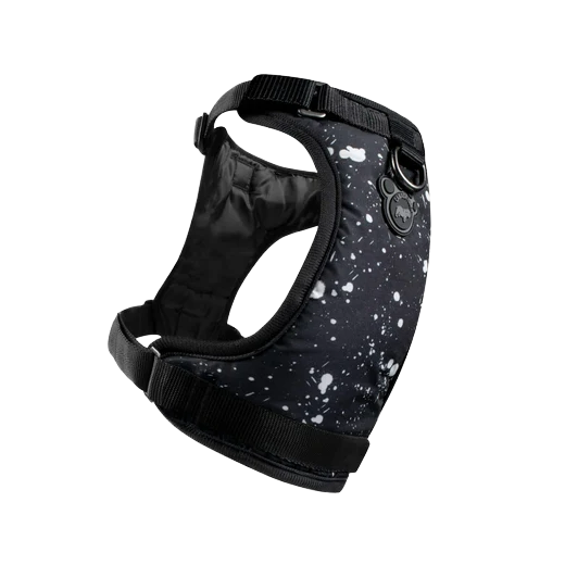 Canada Pooch Everything Harness, Black Splatter, M