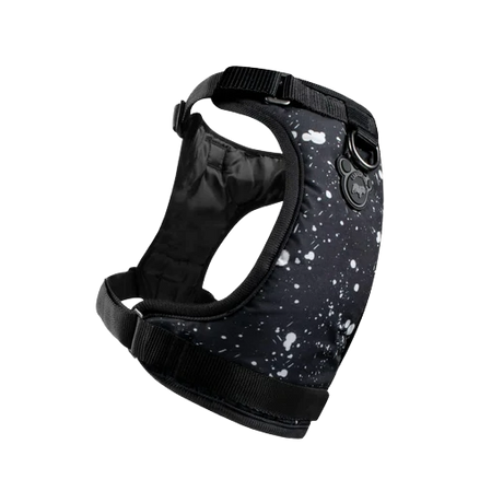 Canada Pooch Everything Harness, Black Splatter, M