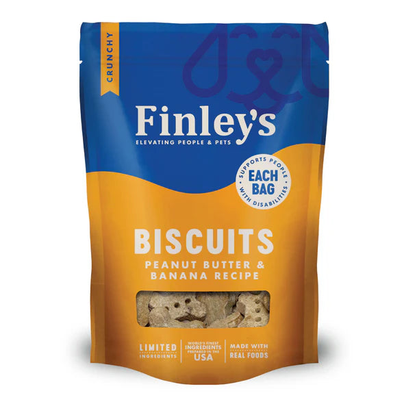 Finley's Peanut Butter & Banana Biscuits, 6oz