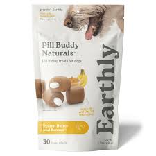 Earthly Pill Buddy Natural Peanut Butter & Banana, 30ct
