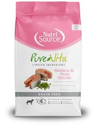 Pure Vita GF Salmon & Peas Dog Food, 12lbs