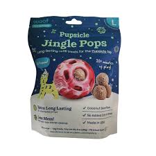 Woof Dog Holiday Jingle Pops Treats, L, 8oz