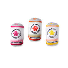 PetShop By Fringe Studio Light Paw Cans 3pcs Small Dog Toy Set
