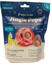 Woof Dog Holiday Jingle Pops Treat S, 6oz