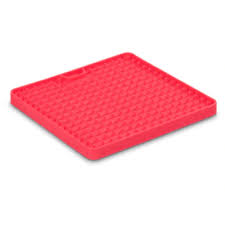 Messy Cats Interactive Feeder Mat, Red