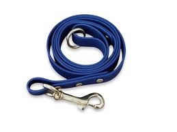 Pro-Mohs BioThane Snap Leash 5/8"X6', Navy