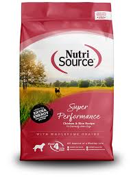 Nutrisource Super Performance Chicken & Rice, 40lbs
