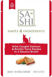 Rawz Sa-Shi Salmon & Tuna Cat Food Pouch, 1.75oz