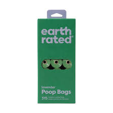 Earth Rated Lavender Poop Bags 21 Refill Rolls, 315ct