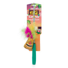 Fabcat Teaser Tiki Cat Toy
